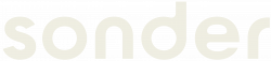 Sonder Primary Wordmark Cream